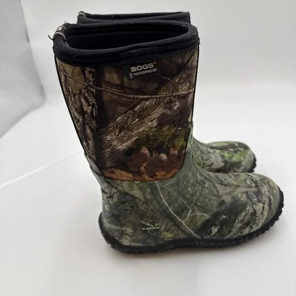 Bogs 30 Below Camo Boots Youth Size 3 Mossy Oak Mid Waterproof Winter Hunting - Picture 5 of 7